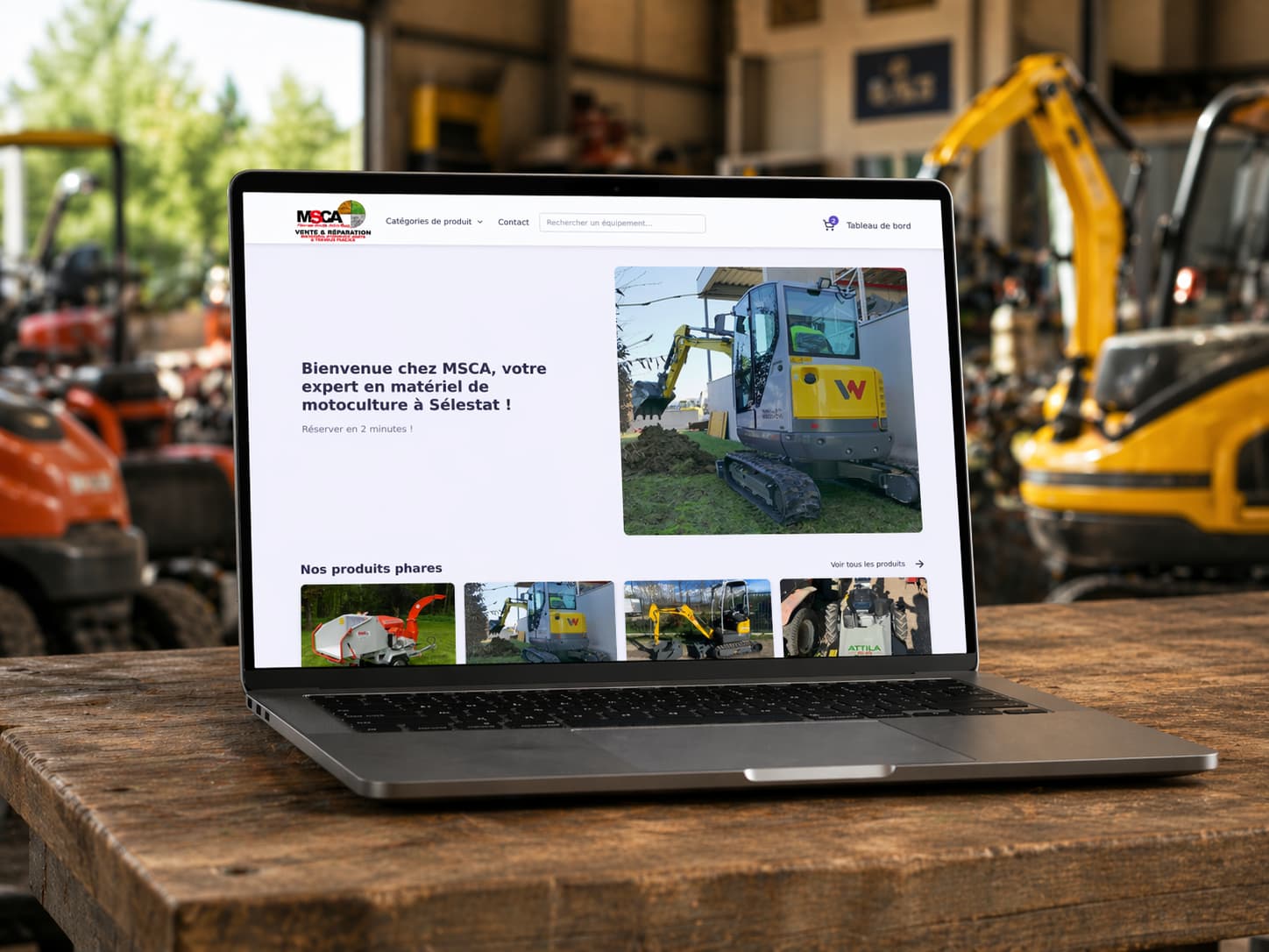 Application web MSCA Location